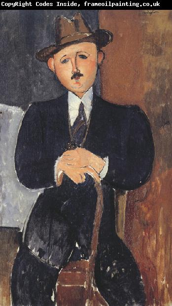 Amedeo Modigliani Seated Man with a Cane (mk39)